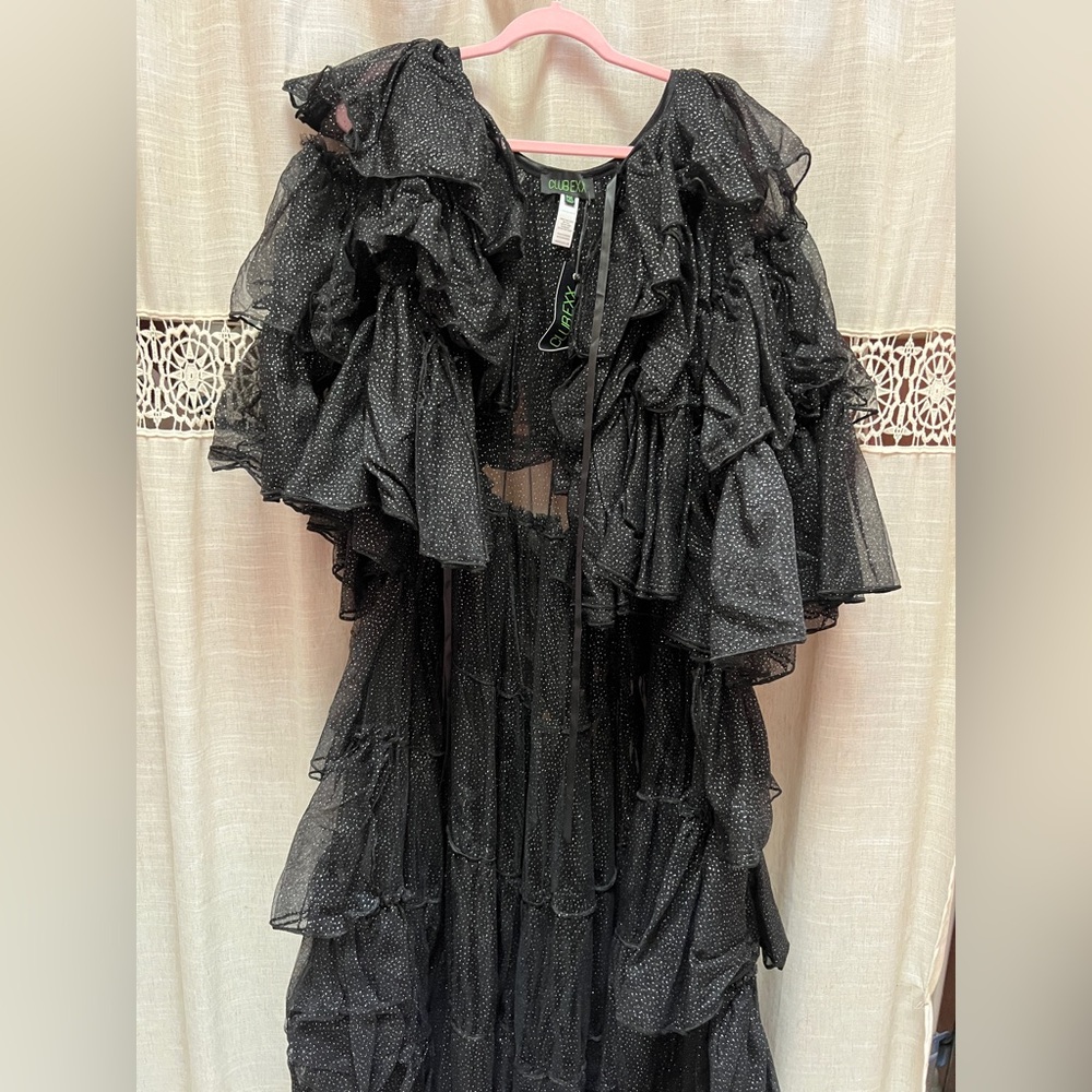 RAINBOW RHAPSODY TULLE DUSTER club exx Dollskill
